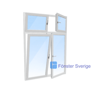 Krysspost PVC fönster