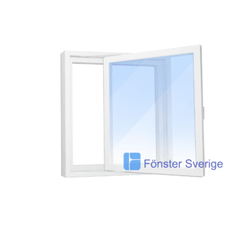 Side Swing 90° PVC fönster